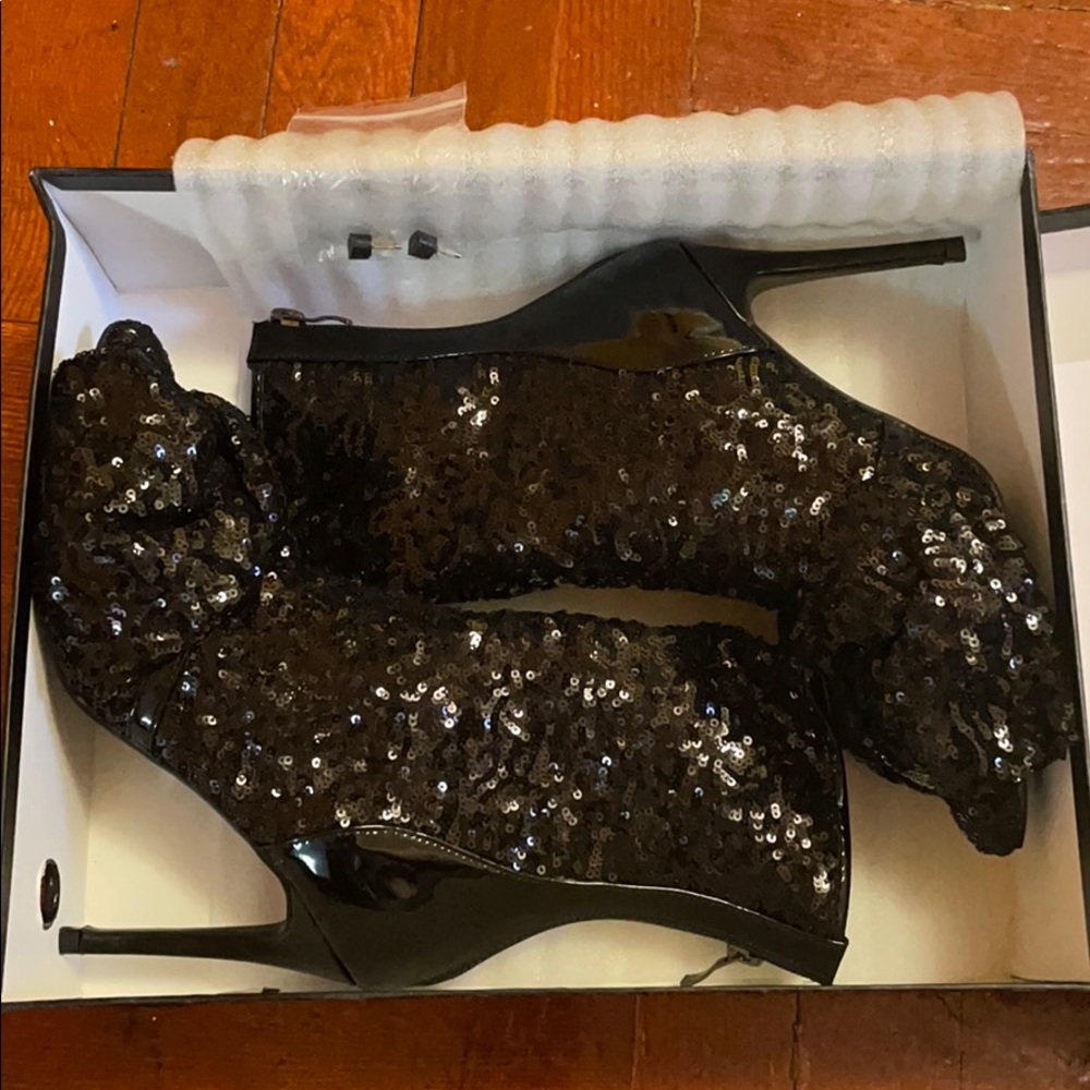 Sequin Booties - image 8